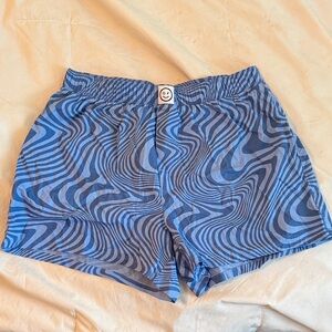 Hollister Gilly Hicks Blue Zebra Print Boxers